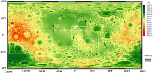 Closed depressions on the surface of the Moon